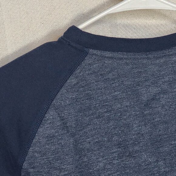 Athletic Works Blue Cove Heather Cotton Poly Crewneck Boys Sweatshirt Size M 8 - Picture 16 of 16